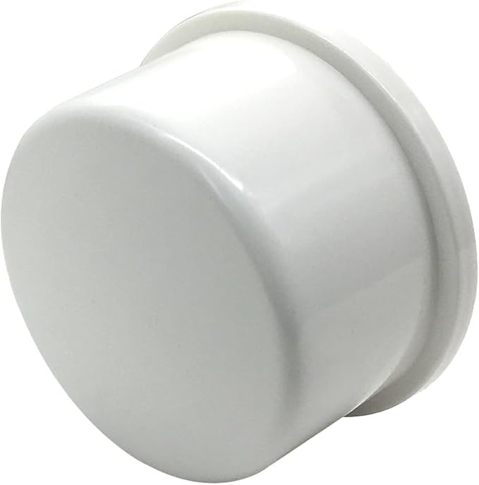 5PCS 1-1/2 Inch PVC Pipe End Cap Plug Adapter Pipe Fittings Slip Schedule(SCH) 40 for DIY Garden Shelf Home Industrial