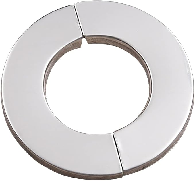 Wall Split Flange Stainless Steel Round Escutcheon Plate Water Pipe Wall Covers Fit For Kitchen Faucets Sinks Toilets Round Escutcheon Plate