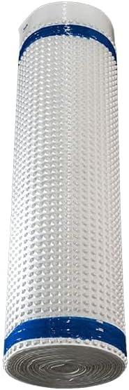 Whitecap Dimple Drainage Matting, 2' x 50' - Improves Water Movement and Drainage - Waterproof Moisture Barrier Foundation Wrap and Floor Underlayment - Sub Floor Waterproof Membrane