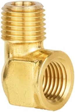 5Pcs EFIELD 1/4"MNPT x1/4"FNPT 90 Degree Barstock Street Elbow(NPT119-5)