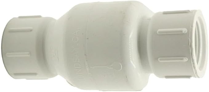 Replacement 2 Inch Threaded PVC Swing Check Valve for Thrifco Plumbing 6415315