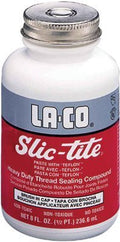 LA-CO 42002 Slic-Tite Premium Thread Sealant Paste with PTFE, -50 to 500 Degree F Temperature, 1-1/2 oz. Tube