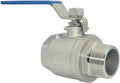 1Pcs Full Port Ball Valve 1-1/2'' - Heavy Duty Male NPT (MNPT) X Female NPT (FNPT) Thread with Long Handle Switch,Stainless Steel 304 for Water, Oil, and Gas,1000WOG