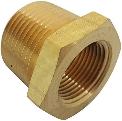 Brass Pipe Fitting Assortment Kit, 3/8" x 3/8" NPT Male Nipple & 3/8" NPT Male x 1/4" NPT Male Reducing Nipple & 1/2" NPT Male x 1/4" NPT Female Bushing