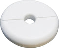 1 Pack Wall Split Flange for 0.39 Inch/10mm OD Pipe ABS Escutcheon Plate Self-Adhesive Round Plumbing Cover Plates for Water Pipe Faucet Decoration, White