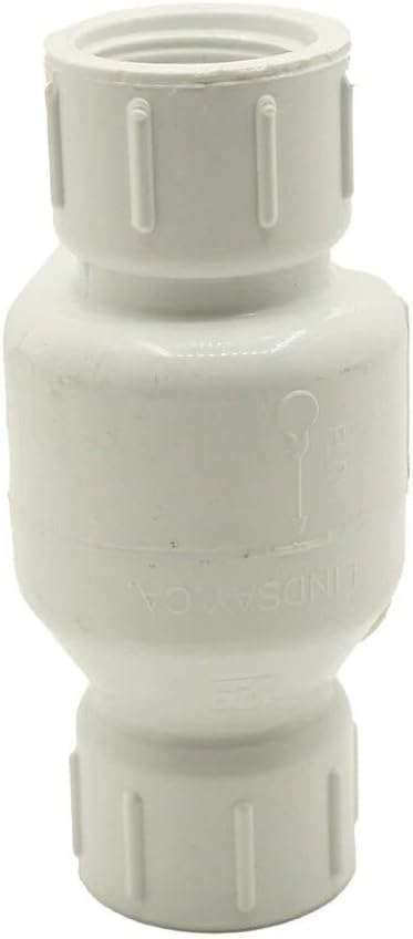 Replacement 2 Inch Threaded PVC Swing Check Valve for Thrifco Plumbing 6415315