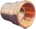 EZ-FLUID Plumbing 1-1/2" C X FIP LF Copper Female Adapter Pressure Copper Fitting,Sweat Solder Connection for Residential,Commercial. (1 Pack)