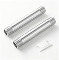 TAISHER 2Pcs 304 SS Nipple Cast Pipe Fitting, 3/8" BSP Male, 4" Length