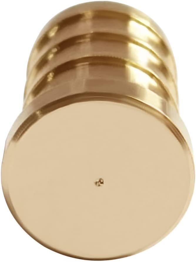 20PCS LF Brass 1/2 Inch PEX Barb Plug End Cap Pipe Crimp Fitting