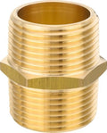 20Pcs EFIELD Hex Nipple 1"x 1"NPT Male Brass Pipe Fitting(NPT015-20)