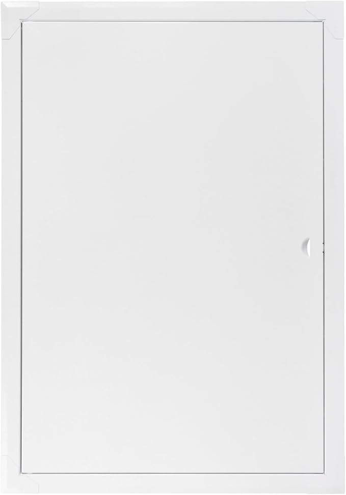 16x24 Inch White Access Panel – Metal Rectangular Wall & Ceiling Access Door for Plumbing Electrical HVAC – Easy Install Indoor Panel for Drywall Home Improvement and Maintenance