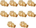 10Pcs EFIELD 3/4"Copper Press x 3/4"PEX Coupling Adapter(PEX1807346-10)