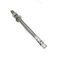 Wedge Anchors – Heavy-Duty 304 Stainless Steel Expansion Bolts for Concrete & Masonry, Rust-Resistant & Durable - 3/4" X 10" - 5 Pack