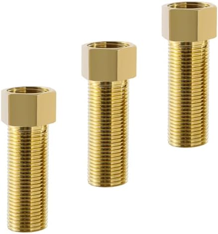 3/4" Extension Brass Pipe Fitting NPT 70 mm（3PCS）
