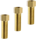 3/4" Extension Brass Pipe Fitting NPT 70 mm（3PCS）