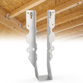50pcs 2x10 Joist Hanger,LU210 18 Gauge Galvanizing Face Mount Joist Hangers for Wood,Hurricane Tie for Rafter Fits Truss Connectors,Rafter Hangers 2x10 Great for Floor Deck and Ceiling Joists