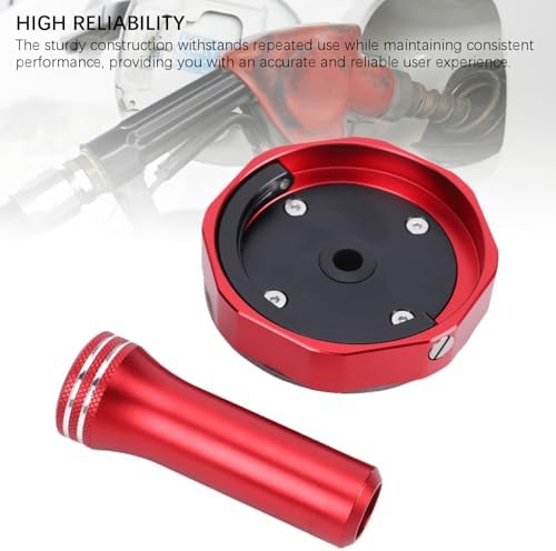 Keenso Gas Tank Cap, Gas Cap Adapter for Automotive Leak Testing with EVAP Smoke Machine Leak Detector Pipe Compatible with All Vehicles Fuel Tank Filler Necks