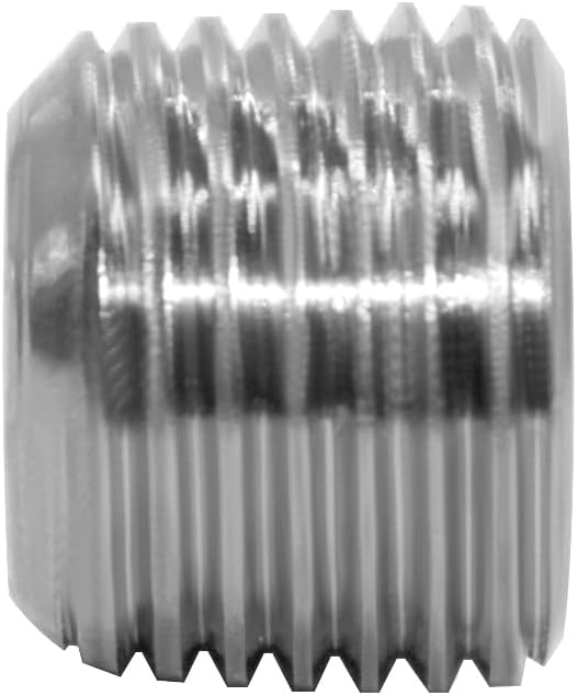 Joywayus 5Pcs Stainless Steel Internal Hex Thread Socket Pipe Plug 1/8"NPT Male
