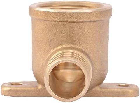 SharkBite 3/4 PEX Pipe x 3/4 Inch FNPT Crimp 90 Degree Drop Ear Elbow, Brass Plumbing Fitting, PEX Pipe, PE-RT, UC340LFA