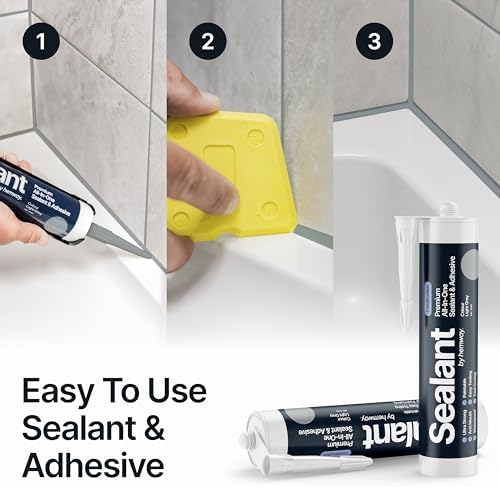 Hemway Construction Light Gray Sealant & Adhesive - 300ml 1 Pack