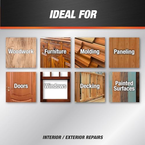 DAP Plastic Wood All Purpose Latex Wood Filler, Walnut, 6 Oz (7079800584)