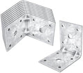 10 Pack 2-7/8"x2-7/8 x2-3/8 Galvanized Steel L Angle Bracket Corner Brace