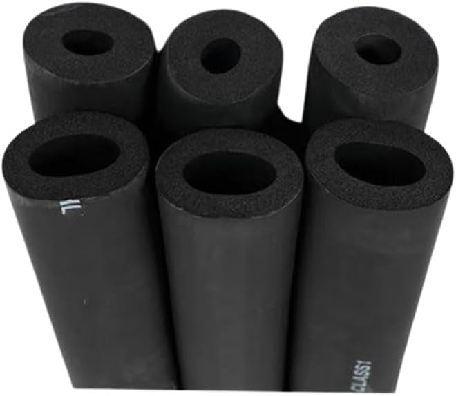 Pipe Insulation Foam Tube 1-1/4"ID*3/8" Foam Tubing Black Pipe Cover Heat Preservation for Outdoor Water Pipe Insulation,AC Unit, Guitar Stands, Exercise Machine Handle and Roof Rack Etc