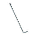 Sandbaggy 3/4" x 24" Threaded Concrete Anchor L-Bolts (Nuts & Washers Included) - Hot Dipped Galvanized - Sill Plate, Base Plate, Masonry, Wood, Cement Anchors, J Bolt (340, 3/4" x 24")