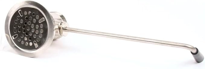 D50-4510 CHG,Component Hardware Drain, 3-1/2 Inch Twist Handle - for Commercial Sinks Drain - Nickle Plated Brass