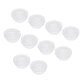 MECCANIXITY 20Pcs Snap Rubber Grommet Plug Mount Dia 11.5mm ID 8.5mm Narrow Groove Width 2mm Seal Anti-Scratch for Electrical Box Cable Pipes Transparent