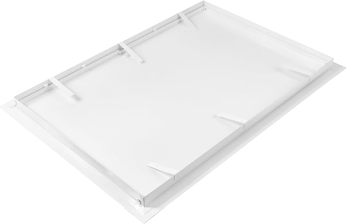 16x24 Inch White Access Panel – Metal Rectangular Wall & Ceiling Access Door for Plumbing Electrical HVAC – Easy Install Indoor Panel for Drywall Home Improvement and Maintenance