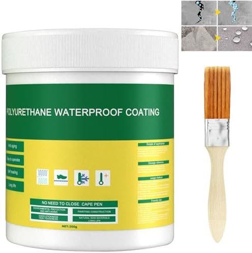 Invisible Waterproof Agent,New Waterproof Insulating Sealant,Transparent Waterproof Coating,Transparent Repairing Leak Waterproof Adhesive,Clear Super Strong Adhesive Seal Waterproof Coating(300g)