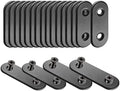 Flat Straight Brace,20Pcs Metal Brackets with 40Pcs Screws