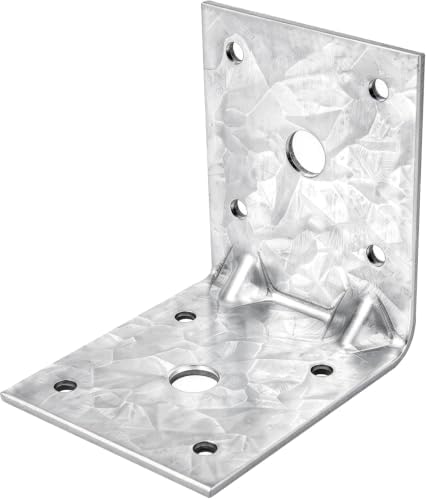 10 Pack 2-7/8"x2-7/8 x2-3/8 Galvanized Steel L Angle Bracket Corner Brace