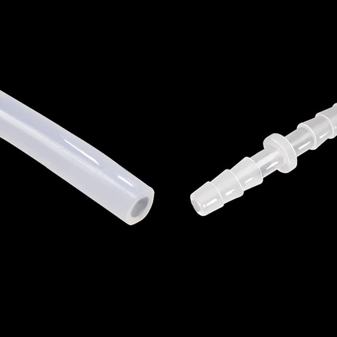 Plastic Hose Barb Fitting 1/2" x 1/2" Pipe Connectors Joint Splicer Mender Adapter Union for Aquarium Household Adapters Fuel Gas Liquid Air (Pack of 10)