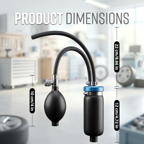 AUPREX Universal Easy Intake Adapter, Automotive Smoke Machine Bladder