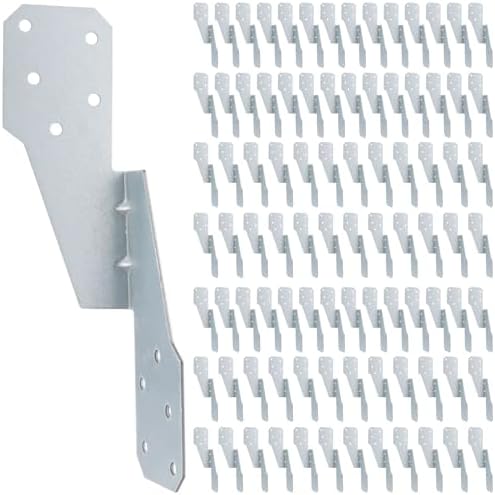 100 Pack Hurricane Straps Brackets, Heavy Duty Hurricane Ties