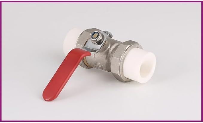 High Flow Brass Ball Valve With DN20 Full Port And PPR Union Connection For Use In Demanding Plumbing Applications