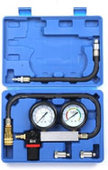 TU-21 Engine Cylinder Leak Down Tester Kit, Automotive Engine Compression Leakage Test Kit for Cars Trucks Motorcycles (Blue)