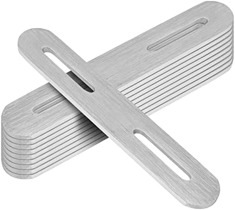 10 Pcs 6" Slotted Mending Plate,Adjustable Straight Brace