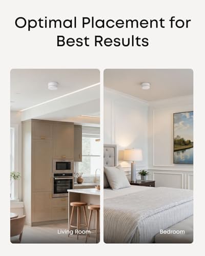 eufy Security Smoke Alarm E10, Smoke Detector, Ultra-Compact 70 mm Design