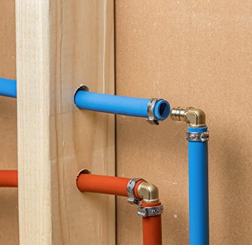 25 Pack 1/2“ PEX Fittings, Brass Fitting