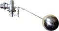 Viton sealing, 304 Stainless Steel Balanced Float Ball Valve, Tank Mount, 100 Psi (1")