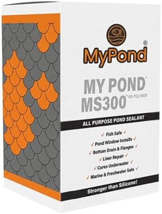 MS300 Marine Grade Pond Sealant, Black, 300ml (24, Clear 300ml)