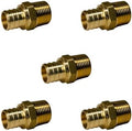 XFITTING 3/4 inch Pex x1/2 inch Male NPT Adapter, 24-4-5=5X, 5 Pieces