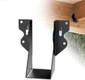20 pcs 2x4 Joist Hangers Black 18 Gauge Face Mount Joist Hangers , 2x4 Brackets Fits Truss Connectors,Rafter Hanger for Floor Deck and Ceiling Joists Q235B Steel Black Powder Coated