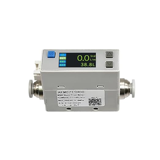 AFM07 Aerothermal Mass Flow Meter Compressed air Nitrogen Oxygen 0.02-200L/min High Accuracy High Stability and Convenient Operation