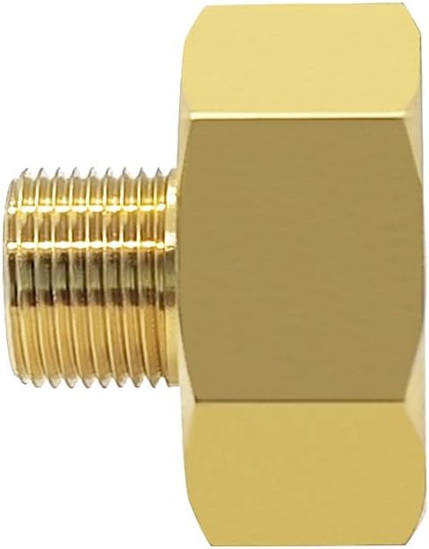 Hooshing 2PCS 3/4 GHT Female to 3/8 Compression Male Thread Reducer Faucet Adapter Brass Water Line Fittings Water Supply Adapter for Kitchen Bathroom Plumbing