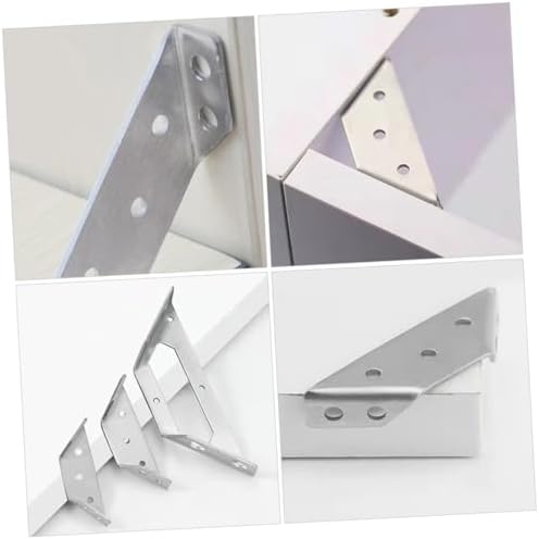 10 Pack Furniture Corner Brackets Corner Braces with Screws