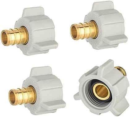 4-PACK EFIELD 1/2" Pex x 1/2"Female NPT Swivel Adapter(PEX1807202-4)